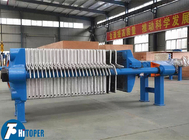 High Temperature Cast Iron Filter Press for Dewatering High Temperature Materials